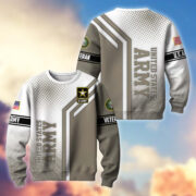 Premium US Veterans Sweatshirt APHN101211, Gifts For US Veterans, Gifts On Father's Day, Armed Forces Day, Independence Day, Veterans Day. - Image 4