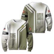 Premium US Veterans Sweatshirt APHN101211, Gifts For US Veterans, Gifts On Father's Day, Armed Forces Day, Independence Day, Veterans Day. - Image 22