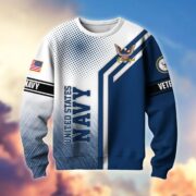Premium US Veterans Sweatshirt APHN101211, Gifts For US Veterans, Gifts On Father's Day, Armed Forces Day, Independence Day, Veterans Day. - Image 11