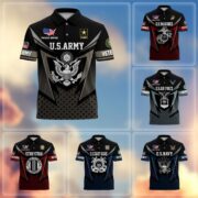 Premium US Veterans Polo Shirt BPHN110211, Gifts For US Veterans, Gifts On Father's Day, Independence Day, Armed Forces Day, Veterans Day.