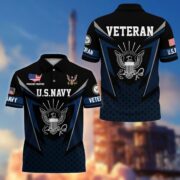 Premium US Veterans Polo Shirt BPHN110211, Gifts For US Veterans, Gifts On Father's Day, Independence Day, Armed Forces Day, Veterans Day. - Image 13