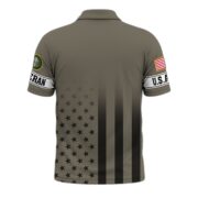 Premium US Veterans Polo Shirt BPVC110202, Gifts For US Veterans, Gifts On Father's Day, Independence Day, Armed Forces Day, Veterans Day. - Image 3