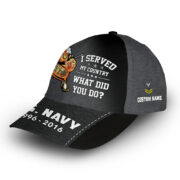 US Navy Custom Cap VPVC007002, Gifts For Navy Veteran, Best Gifts On Father's Day, Armed Forces Day, Independence Day, Veterans Day. - Image 3