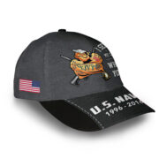 US Navy Custom Cap VPVC007002, Gifts For Navy Veteran, Best Gifts On Father's Day, Armed Forces Day, Independence Day, Veterans Day. - Image 2