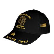 Premium Custom Name, Rank, Year, US Army Cap VPVC007101, Gifts For Army Veteran, Gifts For Dad, For Husband, Best Gifts On Father's Day, Independence Day, Veterans Day. - Image 3