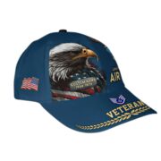 Premium USAF Cap VPVC007704, Custom Name, Rank, Year, Gifts For Air Force Veteran, Best Gifts On Father's Day, Armed Forces Day, Independence Day, Veterans Day. - Image 2