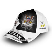 US Navy Custom Cap VPVC008302, Gifts For Navy Veteran, Best Gifts On Father's Day, Armed Forces Day, Independence Day, Veterans Day. - Image 3
