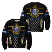 Premium US Veterans Sweatshirt BPHN180211, Gifts For US Veterans, Gifts For Dad, For Husband, Best Gifts On Father's Day, Armed Forces Day, Independence Day, Veterans Day. - Image 16