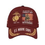 USMC Custom Cap VPVC013003, Gifts For Marine Veteran, Best Gifts On Father's Day, Armed Forces Day, Independence Day, Veterans Day.