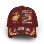 USMC Custom Cap VPVC013003, Gifts For Marine Veteran, Best Gifts On Father's Day, Armed Forces Day, Independence Day, Veterans Day.