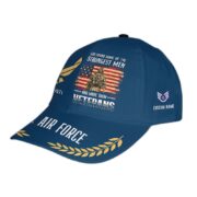 USAF Custom Cap VPVC013004, Gifts For Air Force Veteran, Best Gifts On Father's Day, Armed Forces Day, Independence Day, Veterans Day. - Image 3
