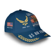 USAF Custom Cap VPVC013004, Gifts For Air Force Veteran, Best Gifts On Father's Day, Armed Forces Day, Independence Day, Veterans Day. - Image 2