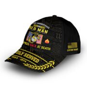 Premium Custom USMC Cap VPVC013708, Gifts For Marine Veteran, Gifts For Dad, For Husband, Best Gifts On Father's Day, Armed Forces Day, Independence Day, Veterans Day. - Image 3