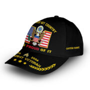 Unique Custom Name, Rank, Year, US Army Cap VPVC013801, Gifts For Army Veteran, Gifts For Dad, For Husband, Best Gifts On Father's Day, Independence Day, Veterans Day. - Image 3