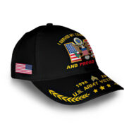 Unique Custom Name, Rank, Year, US Army Cap VPVC013801, Gifts For Army Veteran, Gifts For Dad, For Husband, Best Gifts On Father's Day, Independence Day, Veterans Day. - Image 2