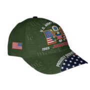 Unique Custom Name, Rank, Year, US Army Cap VPVC013806, Gifts For Army Veteran, Gifts For Dad, For Husband, Best Gifts On Father's Day, Independence Day, Veterans Day. - Image 2
