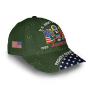 Unique Custom Name, Rank, Year, US Army Cap VPVC013806, Gifts For Army Veteran, Gifts For Dad, For Husband, Best Gifts On Father's Day, Independence Day, Veterans Day. - Image 2