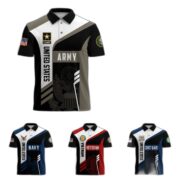 Premium US Veterans Polo Shirt BPVC050201, Gifts For Dad, For Husband, Gifts For US Veterans, Gifts On Father's Day, Independence Day, Veterans Day.