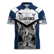 Premium US Veterans Polo Shirt BPHN240213, Gifts For US Veterans, Gifts On Father's Day, Independence Day, Armed Forces Day, Veterans Day. - Image 26