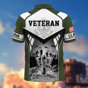 Premium US Veterans Polo Shirt BPHN240213, Gifts For US Veterans, Gifts On Father's Day, Independence Day, Armed Forces Day, Veterans Day. - Image 6