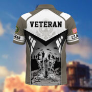 Premium US Veterans Polo Shirt BPHN240213, Gifts For US Veterans, Gifts On Father's Day, Independence Day, Armed Forces Day, Veterans Day. - Image 3