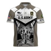 Premium US Veterans Polo Shirt BPHN240213, Gifts For US Veterans, Gifts On Father's Day, Independence Day, Armed Forces Day, Veterans Day. - Image 2