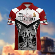 Premium US Veterans Polo Shirt BPHN240213, Gifts For US Veterans, Gifts On Father's Day, Independence Day, Armed Forces Day, Veterans Day. - Image 35