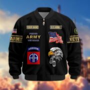 Premium Custom 82nd Airborne Division Bomber Jacket BPVC030310 - Image 2