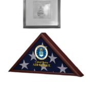 Premium Flag Case BPVC270203, Flag Box for American Veteran Flag 9.5 X 5 Feet, Flag Display Case for Burial, Flag Wall Mounted, Flag to Display Folded - Image 18