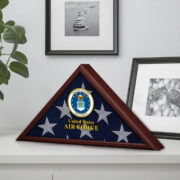 Premium Flag Case BPVC270203, Flag Box for American Veteran Flag 9.5 X 5 Feet, Flag Display Case for Burial, Flag Wall Mounted, Flag to Display Folded - Image 18