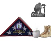Premium Flag Case BPVC270203, Flag Box for American Veteran Flag 9.5 X 5 Feet, Flag Display Case for Burial, Flag Wall Mounted, Flag to Display Folded - Image 7