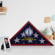 Premium Flag Case BPVC270203, Flag Box for American Veteran Flag 9.5 X 5 Feet, Flag Display Case for Burial, Flag Wall Mounted, Flag to Display Folded - Image 5