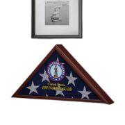Premium Flag Case BPVC270203, Flag Box for American Veteran Flag 9.5 X 5 Feet, Flag Display Case for Burial, Flag Wall Mounted, Flag to Display Folded - Image 6