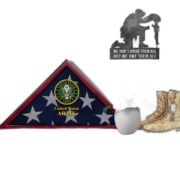 Premium Flag Case BPVC270203, Flag Box for American Veteran Flag 9.5 X 5 Feet, Flag Display Case for Burial, Flag Wall Mounted, Flag to Display Folded - Image 4