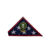 Premium Flag Case BPVC270203, Flag Box for American Veteran Flag 9.5 X 5 Feet, Flag Display Case for Burial, Flag Wall Mounted, Flag to Display Folded - Image 2