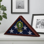 Premium Flag Case BPVC270203, Flag Box for American Veteran Flag 9.5 X 5 Feet, Flag Display Case for Burial, Flag Wall Mounted, Flag to Display Folded - Image 3