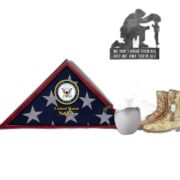 Premium Flag Case BPVC270203, Flag Box for American Veteran Flag 9.5 X 5 Feet, Flag Display Case for Burial, Flag Wall Mounted, Flag to Display Folded - Image 10