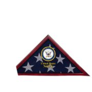 Premium Flag Case BPVC270203, Flag Box for American Veteran Flag 9.5 X 5 Feet, Flag Display Case for Burial, Flag Wall Mounted, Flag to Display Folded - Image 8