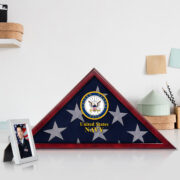 Premium Flag Case BPVC270203, Flag Box for American Veteran Flag 9.5 X 5 Feet, Flag Display Case for Burial, Flag Wall Mounted, Flag to Display Folded - Image 8