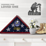 Premium Flag Case BPVC270203, Flag Box for American Veteran Flag 9.5 X 5 Feet, Flag Display Case for Burial, Flag Wall Mounted, Flag to Display Folded - Image 13