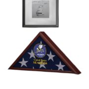 Premium Flag Case BPVC270203, Flag Box for American Veteran Flag 9.5 X 5 Feet, Flag Display Case for Burial, Flag Wall Mounted, Flag to Display Folded - Image 12