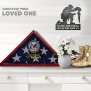 Premium Flag Case BPVC270203, Flag Box for American Veteran Flag 9.5 X 5 Feet, Flag Display Case for Burial, Flag Wall Mounted, Flag to Display Folded - Image 28