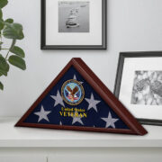 Premium Flag Case BPVC270203, Flag Box for American Veteran Flag 9.5 X 5 Feet, Flag Display Case for Burial, Flag Wall Mounted, Flag to Display Folded - Image 27