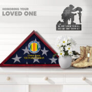 Premium Flag Case BPVC270203, Flag Box for American Veteran Flag 9.5 X 5 Feet, Flag Display Case for Burial, Flag Wall Mounted, Flag to Display Folded - Image 31