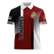 Premium US Veterans Polo Shirt BPVC050301, Gifts For US Veterans, Gifts On Father's Day, Independence Day, Armed Forces Day, Veterans Day. - Image 7