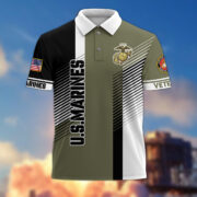 Premium US Veterans Polo Shirt BPVC050301, Gifts For US Veterans, Gifts On Father's Day, Independence Day, Armed Forces Day, Veterans Day. - Image 8