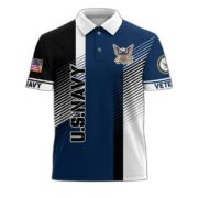 Premium US Veterans Polo Shirt BPVC050301, Gifts For US Veterans, Gifts On Father's Day, Independence Day, Armed Forces Day, Veterans Day. - Image 5