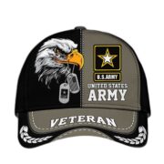 Premium US Veterans Cap BPHN270211, Gifts For US Veterans, Gifts On Father's Day, Armed Forces Day, Independence Day, Veterans Day. - Image 2