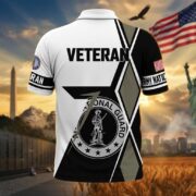 Premium US Veterans Polo Shirt BPHN110311, Gifts For US Veterans, Gifts For Dad, For Husband, Best Gifts On Father's Day, Armed Forces Day, Independence Day, Veterans Day. - Image 9