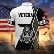 Premium US Veterans Polo Shirt BPHN110311, Gifts For US Veterans, Gifts For Dad, For Husband, Best Gifts On Father's Day, Armed Forces Day, Independence Day, Veterans Day. - Image 3